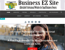 Tablet Screenshot of businessezsite.com